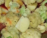A picture of step 5 of Gobhi Aloo sabzi.