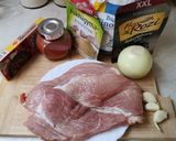 Fokhagymás hús, vajon párolt petrezselymes burgonyával recept fázis 1 fotója
