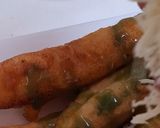 Foto langkah ke 5 dari resep Pisang Keju Crispy Matcha.