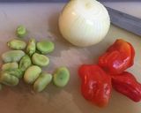 Foto del paso 1 de la receta: Arroz con Ajidulce&Habas al Curry #lacocinadegiri
