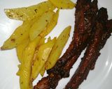 A picture of step 4 of Honey glazed pork ribs.