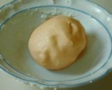 A picture of step 4 of Pall payasam with almond milk, rice dumplings, (Paal kozhukattai in Tamil).