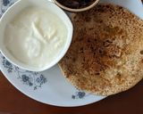 A picture of step 8 of Soya parantha.