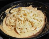 Foto del paso 9 de la receta: Pasta con salsa cremosa y gambas/camarones