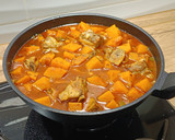 Foto del paso 5 de la receta: Calabaza con costillas y garbanzos
