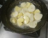 A picture of step 2 of Aloo Tuk.