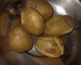 A picture of step 1 of Aloo ka paratha.