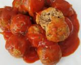 Foto del paso 6 de la receta: Albóndigas de atún en lata y salsa de tomate