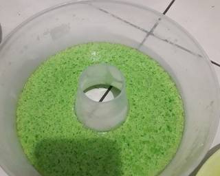 Puding cendol lumut pandan - Step 5