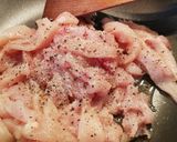 Cukkinis zelleres szójás csirke recept fázis 1 fotója