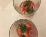 Strawberry and ginger beer cocktail recipe step 1 photo