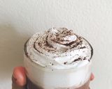 Hình bước làm 2 của món Chocolate ice blended (초콜릿 아이스 블렌드)