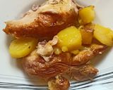 Une image de l'étape 4 de Poulet et pomme de terre au four 😋❤️.