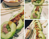 Foto del paso 2 de la receta: Sushi de pepino espárrago atún y aguacate !!!
