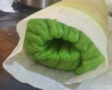 Foto langkah ke 9 dari resep Pandan Rollcake Keto.