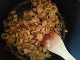 Sopa cremosa con verduras