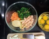 Foto langkah ke 1 dari resep Omelet Sayur.
