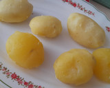 Foto del paso 2 de la receta: Patatas rellenas de jamón -al horno-