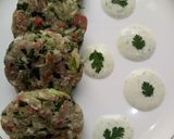 A picture of step 4 of Sweet potato egg shami.