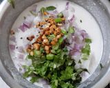 A picture of step 3 of Radish idli/ muli idli.