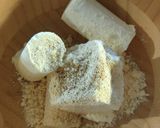 Foto del passaggio 1 della ricetta Albero di Natale di formaggio e frutta secca