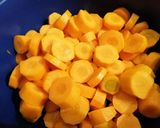 A picture of step 1 of Carrot Orange Crème Brûlée.