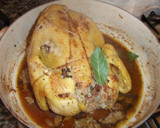 Foto del paso 6 de la receta: Pollo de granja a la olla relleno de castañas