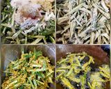 A picture of step 2 of Kurkuri Karela and Kurkuri Bhindi.