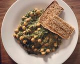 A picture of step 8 of Spinach with Chickpeas.
