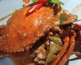 Foto langkah ke 6 dari resep Kepiting Saus Tiram / Asam Manis Pedas.