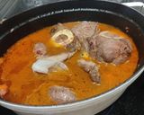 A picture of step 4 of Osso Buco.