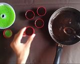 Foto langkah ke 6 dari resep Puding Lumut Lapis Coklat Super Simpel by PKK.