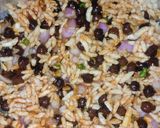 A picture of step 3 of Kale chane ki bhel.