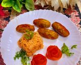 A picture of step 4 of Nargasi kofta kababs.