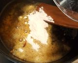 A picture of step 6 of Chicken fettuccine pasta in white sauce.