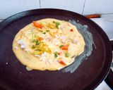 A picture of step 3 of 20 minute breakfast Healthy tasty vegetable besan cheela.