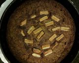A picture of step 5 of Oats chocolate cake.