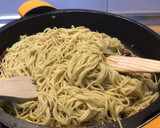 Foto del paso 8 de la receta: Noodles chinos con champiñones y pollo