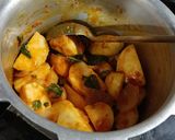 A picture of step 5 of Shalgam ki Sabji.