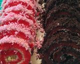 Foto langkah ke 7 dari resep Red velvet cake roll.
