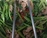 沙茶牛肉炒空心菜的食譜步驟4照片