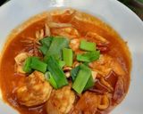 Foto langkah ke 9 dari resep Seafood Saus Padang (udang dan cumi).