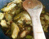 Foto del paso 2 de la receta: Pasta corta con alcachofas al vermouth