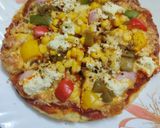 A picture of step 5 of Cheese and veggies pizza.