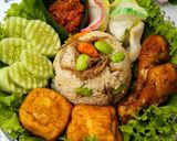 Foto langkah ke 5 dari resep Nasi Liwet Rice Cooker.