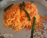 A picture of step 1 of Fried Carrot paste.