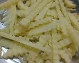 A picture of step 1 of Crinkle Fries.