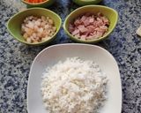 Foto del paso 1 de la receta: Arroz tres delicias