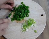 Hình bước làm 4 của món Cơm chiên trứng