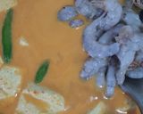 Foto langkah ke 3 dari resep Gulai Udang Tahu.